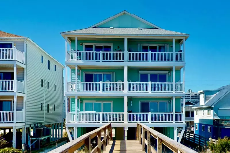 Ocean front condo building