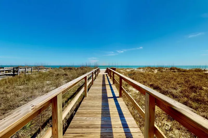 Private beach access just steps from your door!