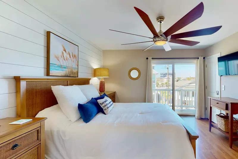 Enjoy the relaxed feel of this owner's suite