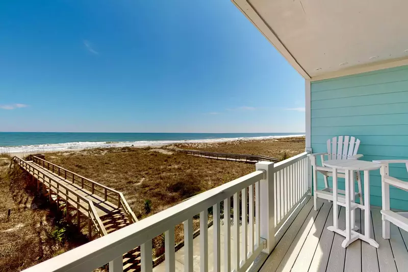 Relax on the deck and enjoy the ocean views