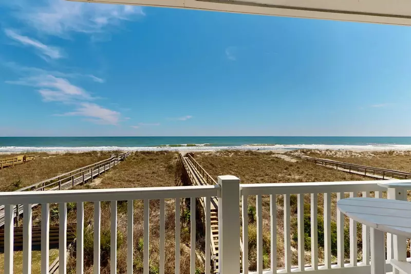 Enjoy a drink while listening to the waves