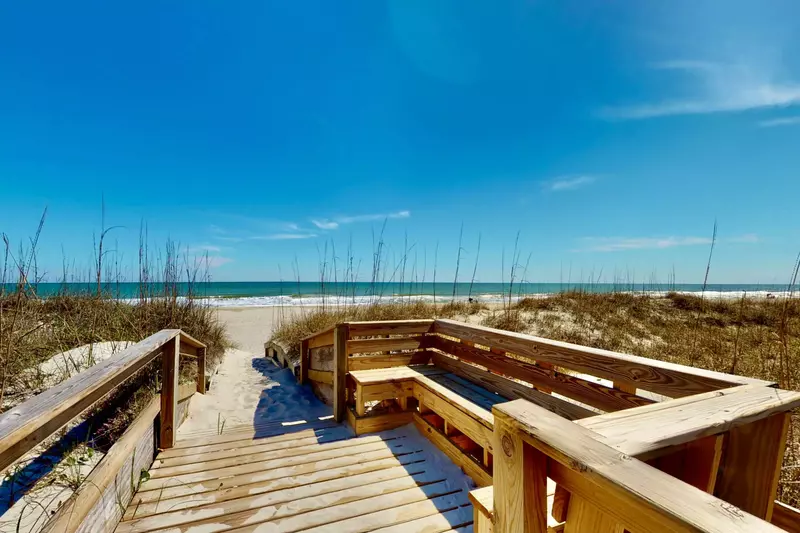 Nearby public beach access