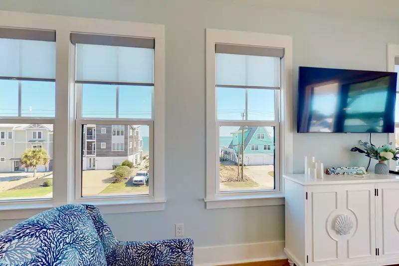 Hear the sound of the waves crashing from inside the home