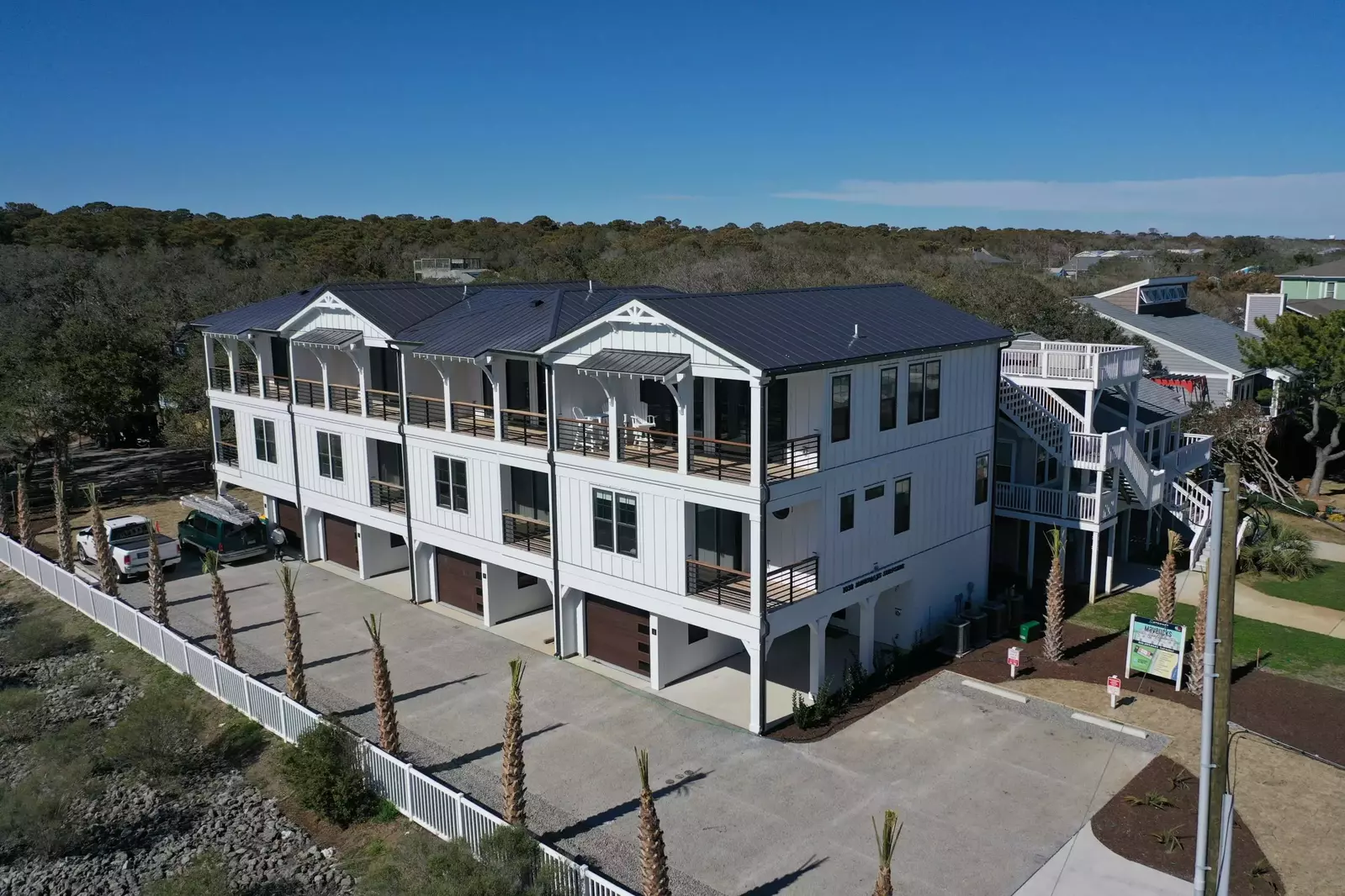 Heart Tones is the townhome located on the very right side. The only townhome on this strip that has ocean views!