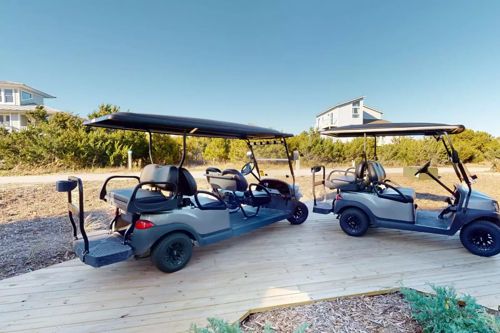 Beach Bliss has new 6 passenger and 4 passenger carts for your use