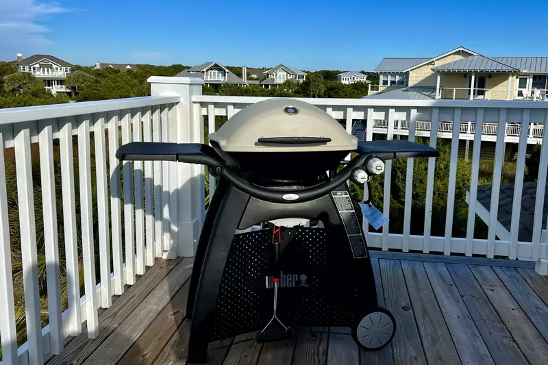 Grill some island cuisine on this Weber grill