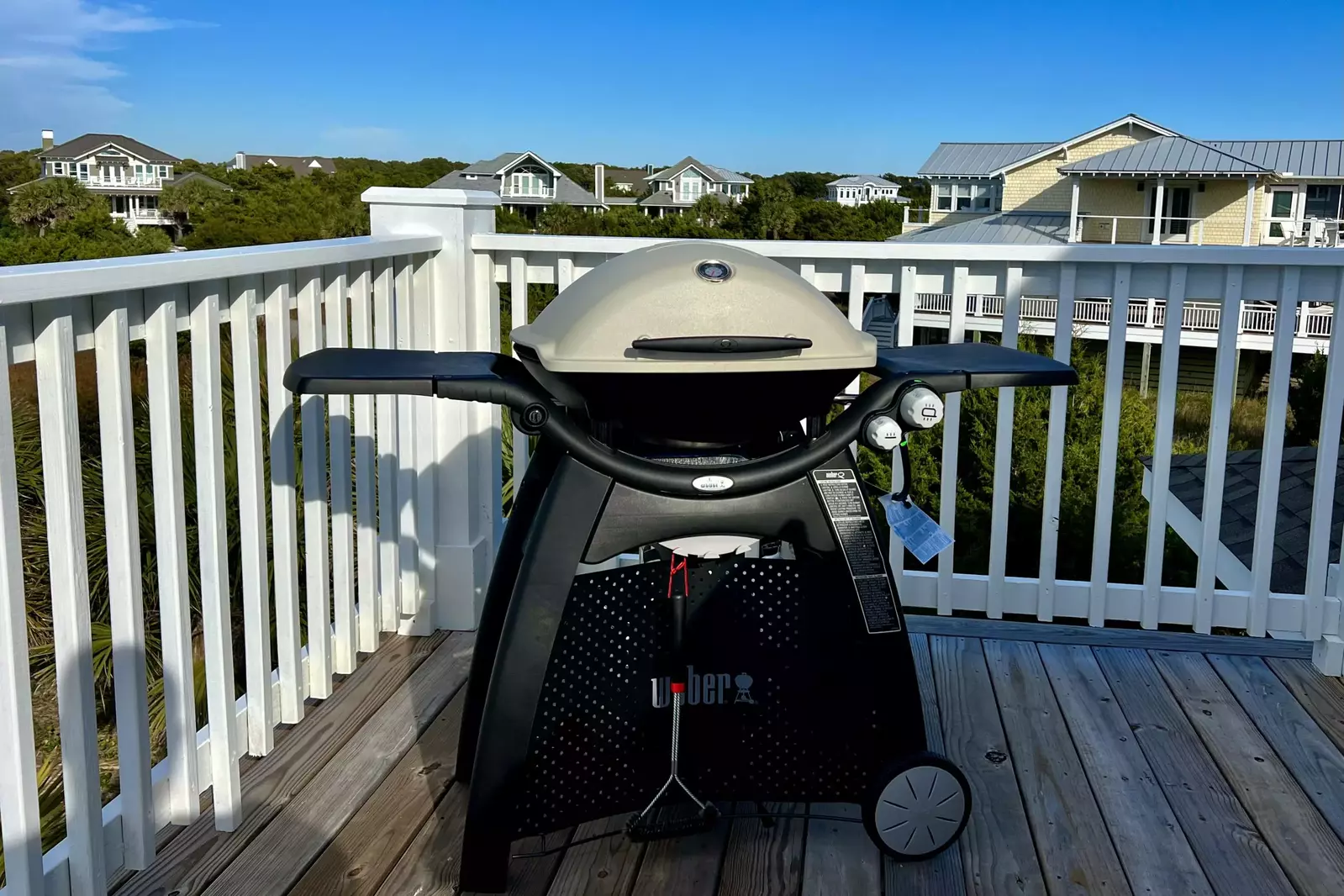 Grill some island cuisine on this Weber grill