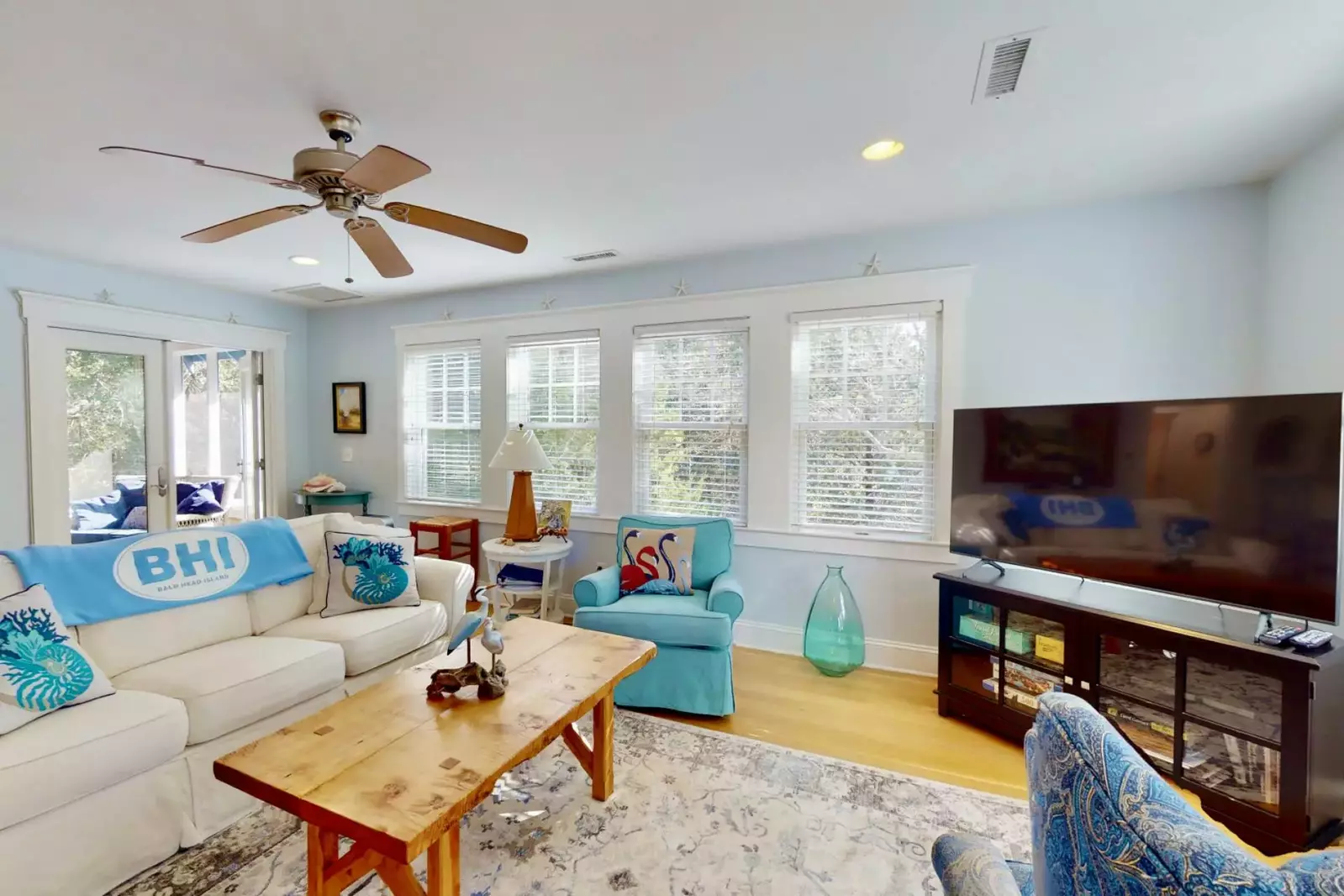 Stella Maris has a large screen TV for that big game