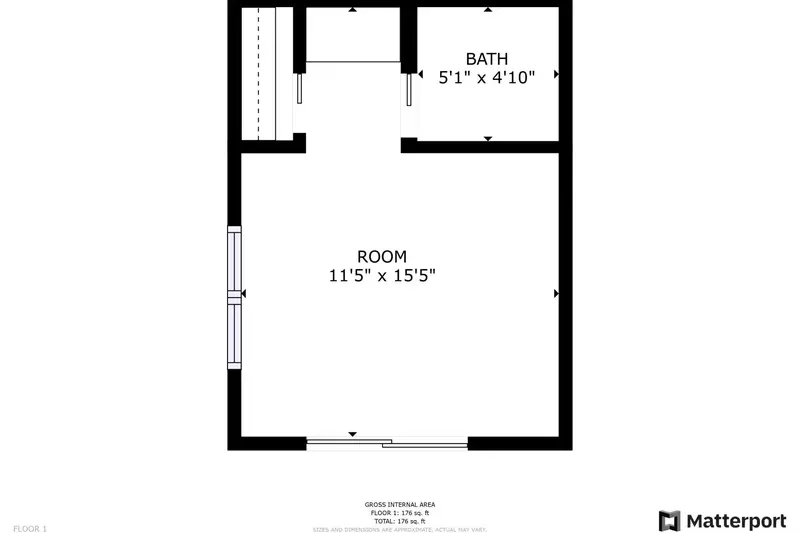 The crofter has plenty of room for 2 adults