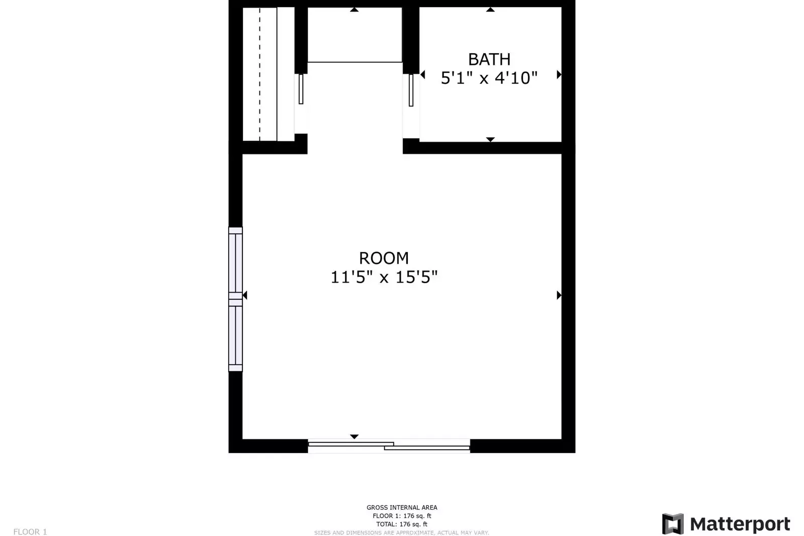 The crofter has plenty of room for 2 adults