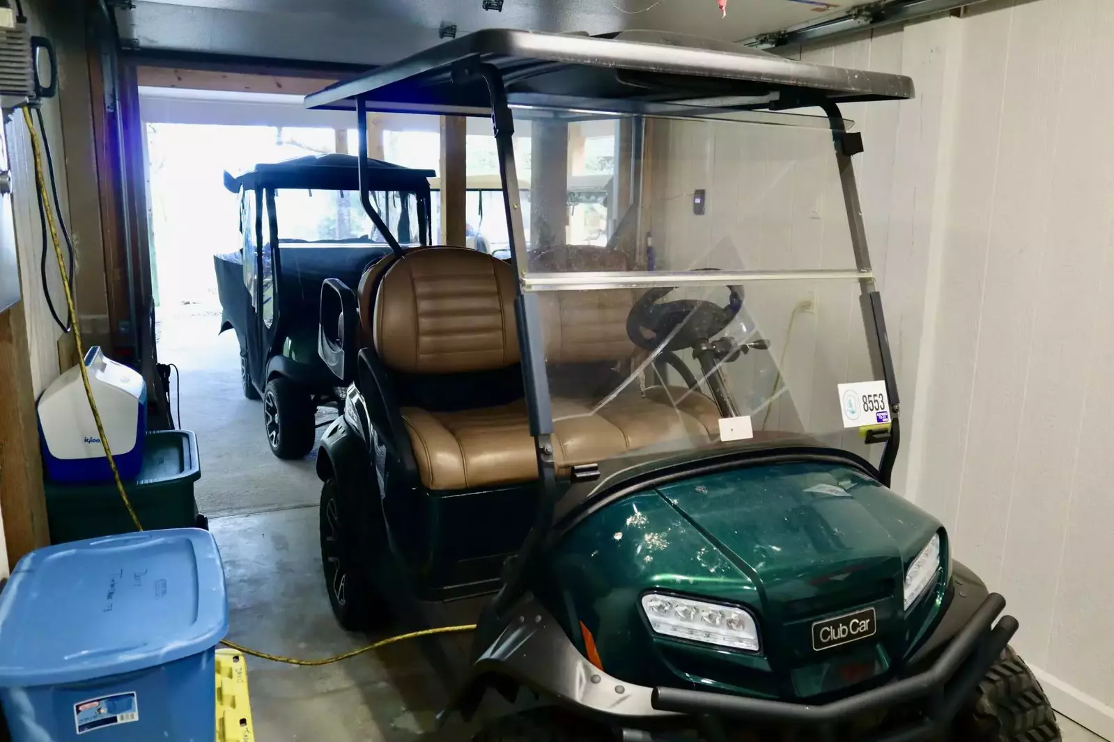 Both 4 passenger carts are in great shape, more than enough room for the entire group