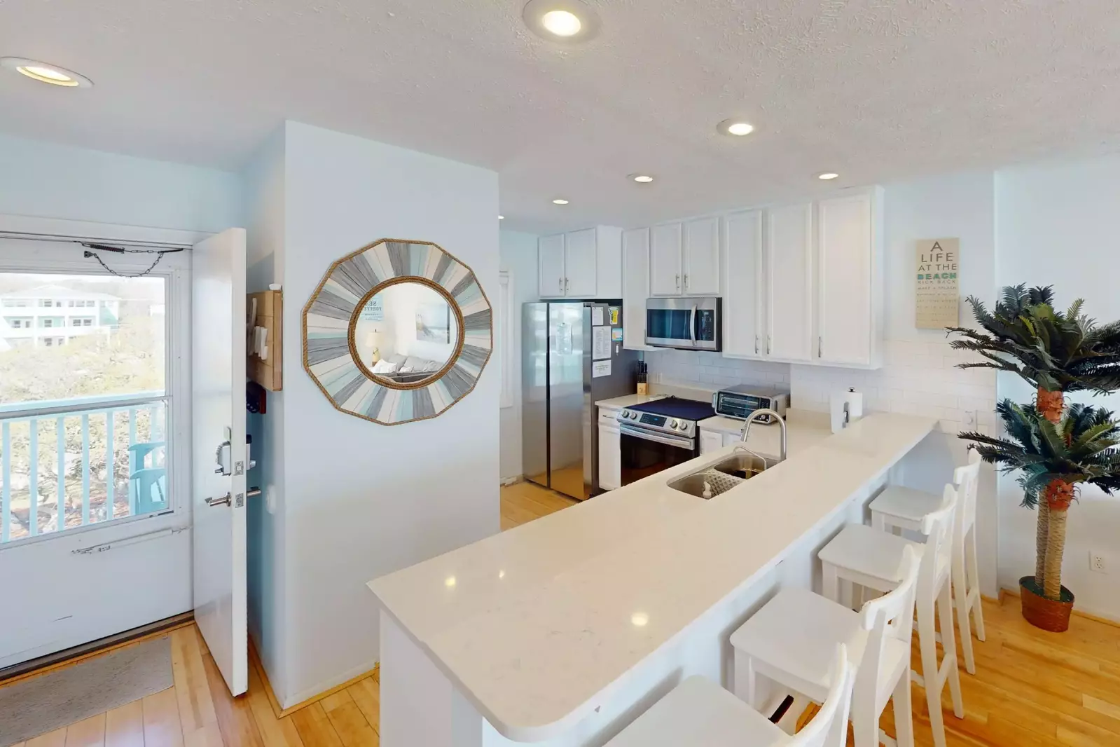 Recently renovated kitchen with all new appliances