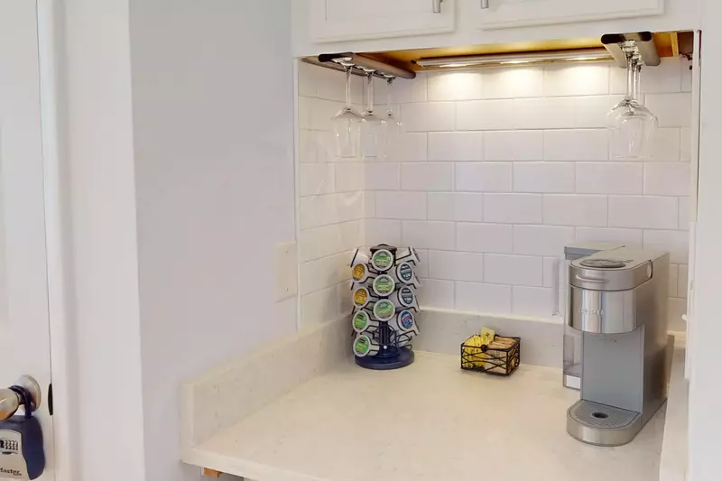 Adorable coffee station. A great way to start the day