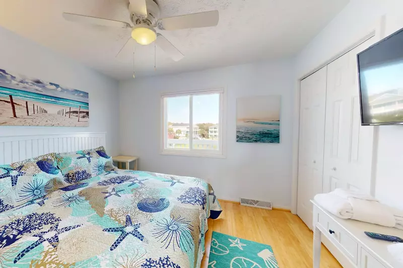 Second bedroom is bright and comfortable