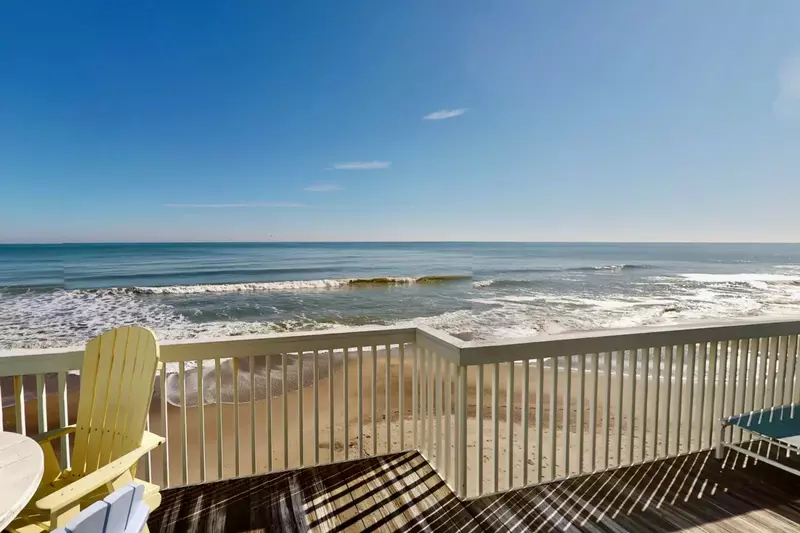 You can't get a better view, so close to the waves you can hear them crash from inside the home