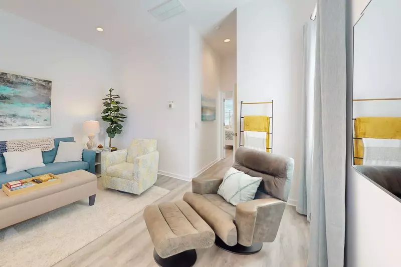 Relax in this modern living area