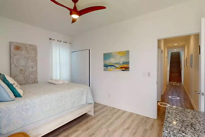 Bedroom #2 is on the lower level