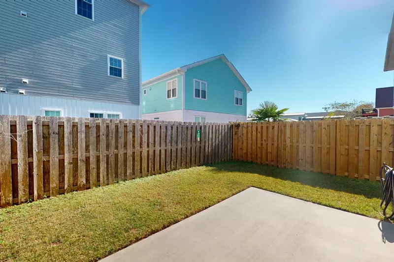 Fenced backyard provides privacy in your outdoor space