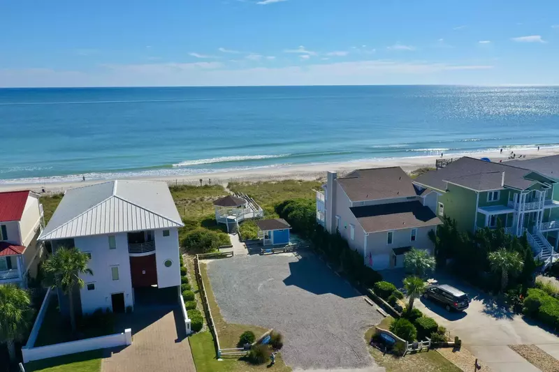 You can park your beach cart at the private community beach access