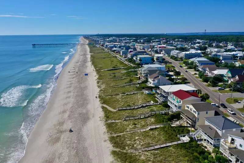 You will have plenty of sand at your community beach access