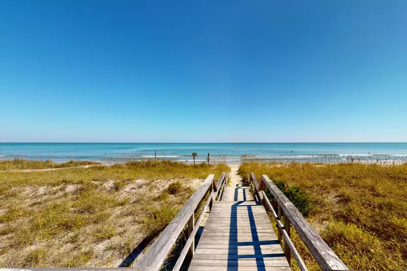 The beach access is very close