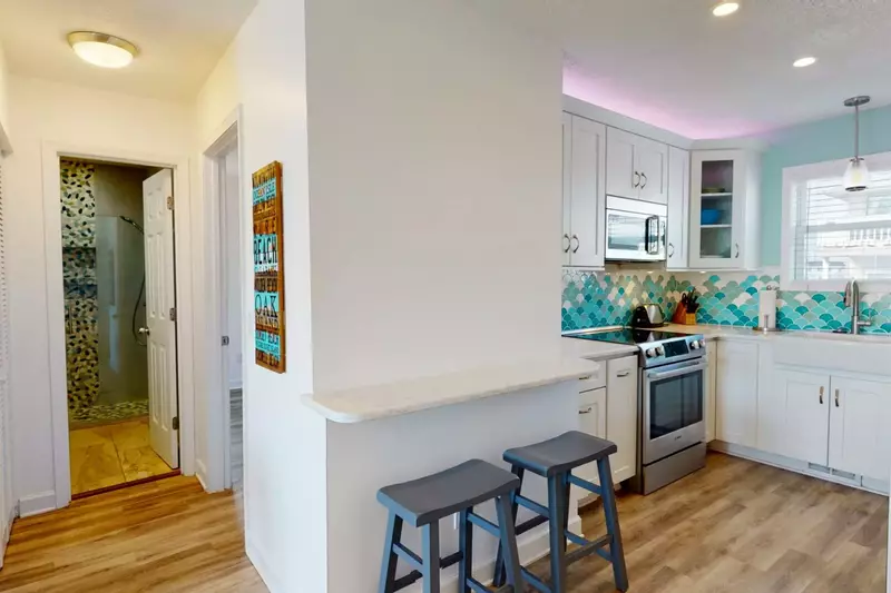 Sit at the bar for a quick bite to eat