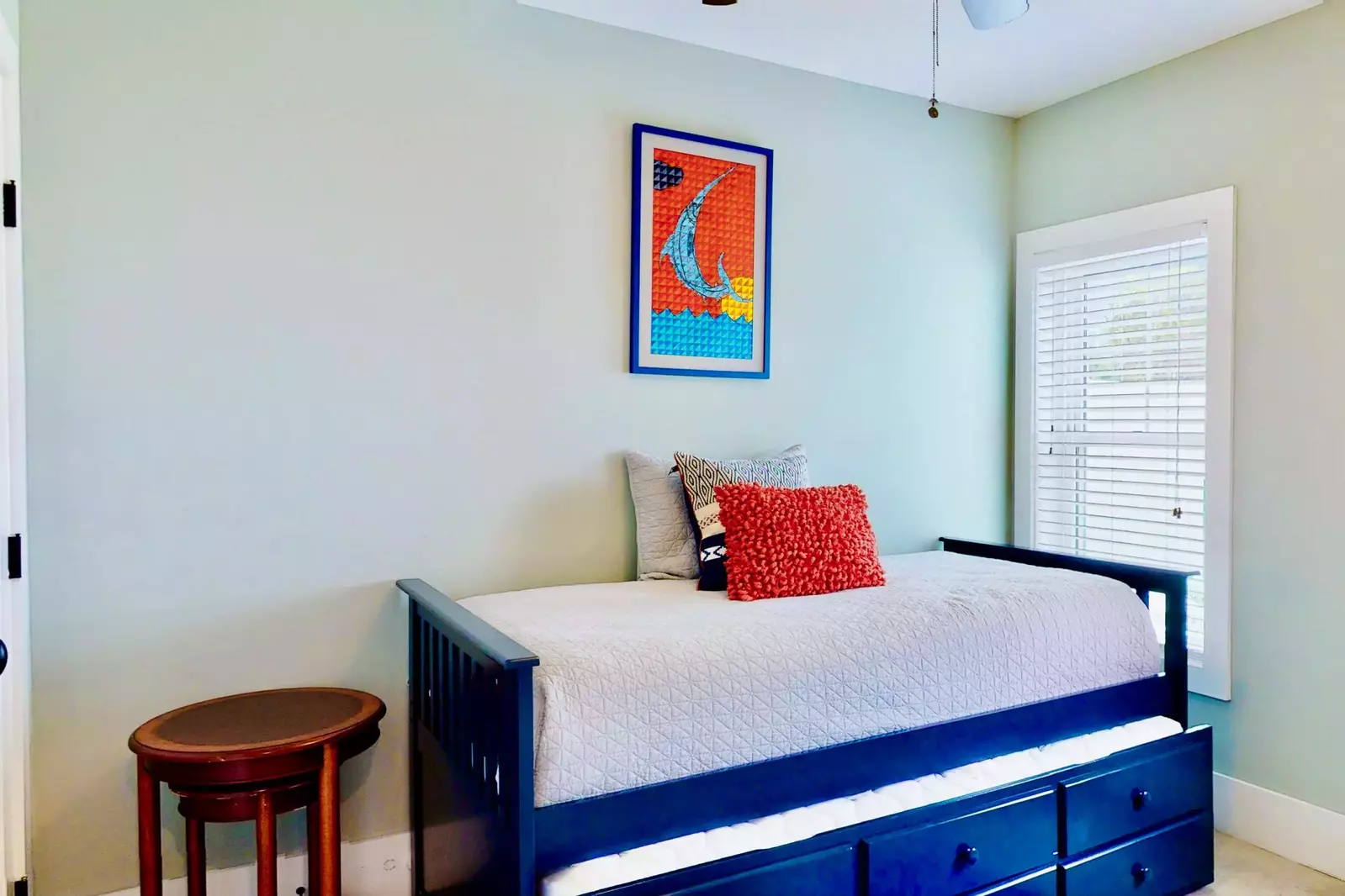 Ground floor 3rd bedroom has twin trundles