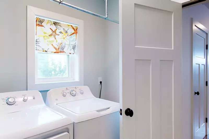 Washer and dryer on ground floor