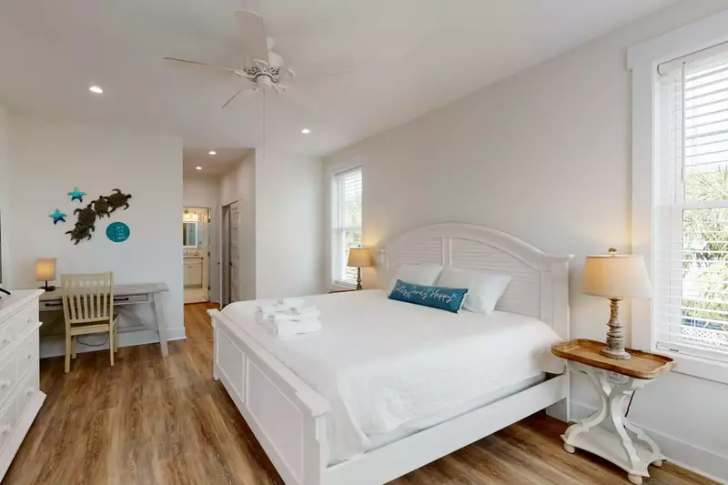 Spacious first floor king suite with 2 walk in closets!