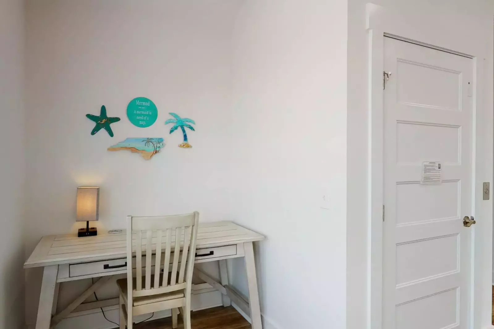 Quiet desk area if you need to catch up on some work