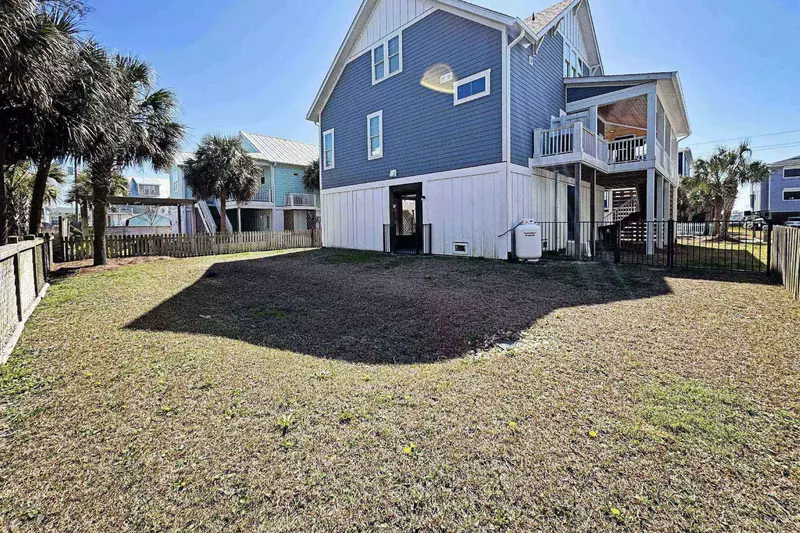 Enjoy a fully fenced backyard for your kids or furry friends