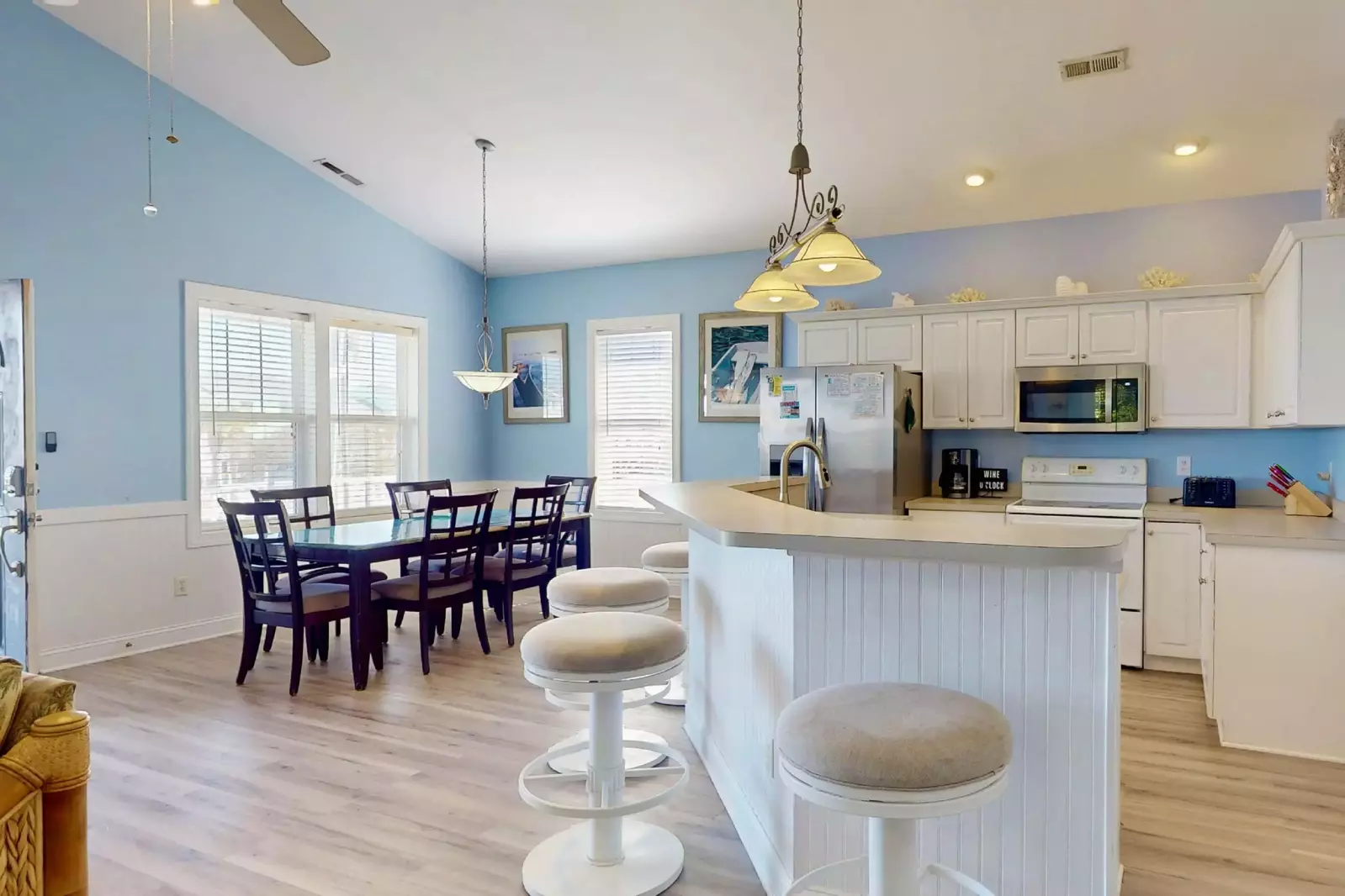 Lots of space to cook and eat