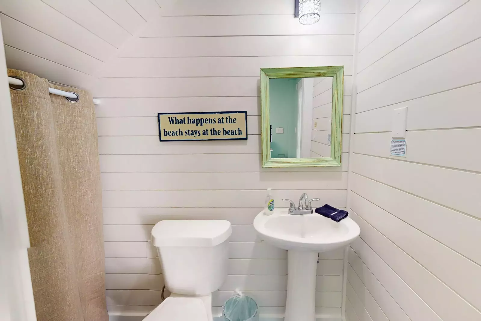 First floor half bathroom