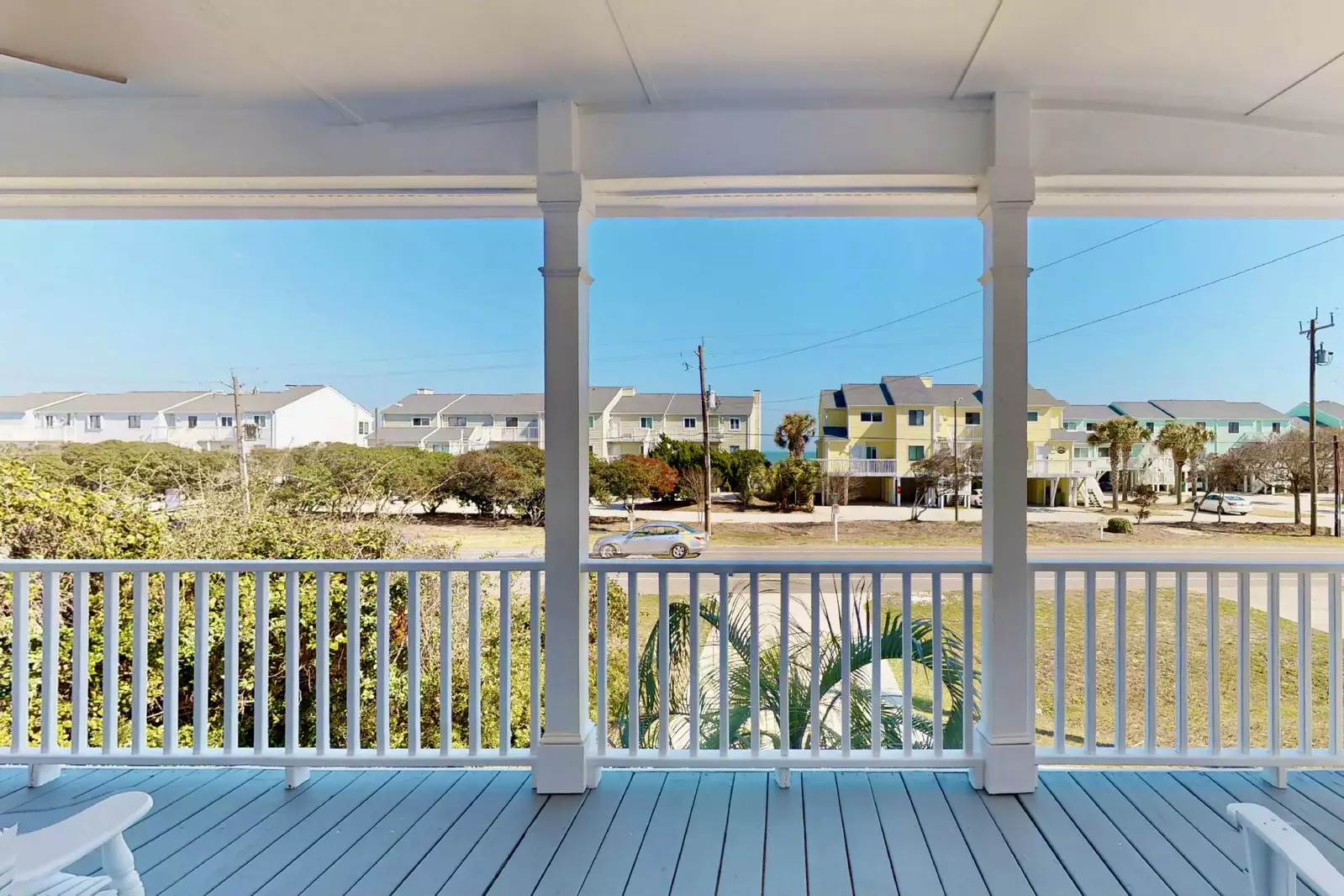 Sit on the front deck and relax