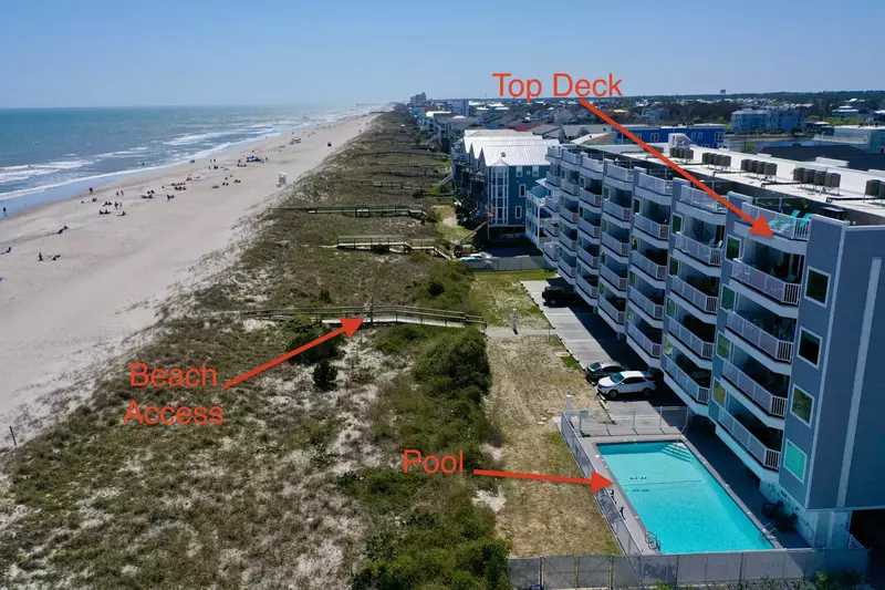 Top Deck is all about convenience - no need to carry anything very far to enjoy the pool or beach