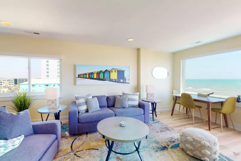 Windows on each side make the views spectacular