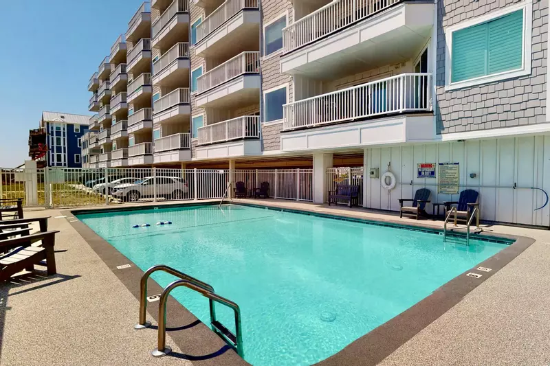 Enjoy the community pool