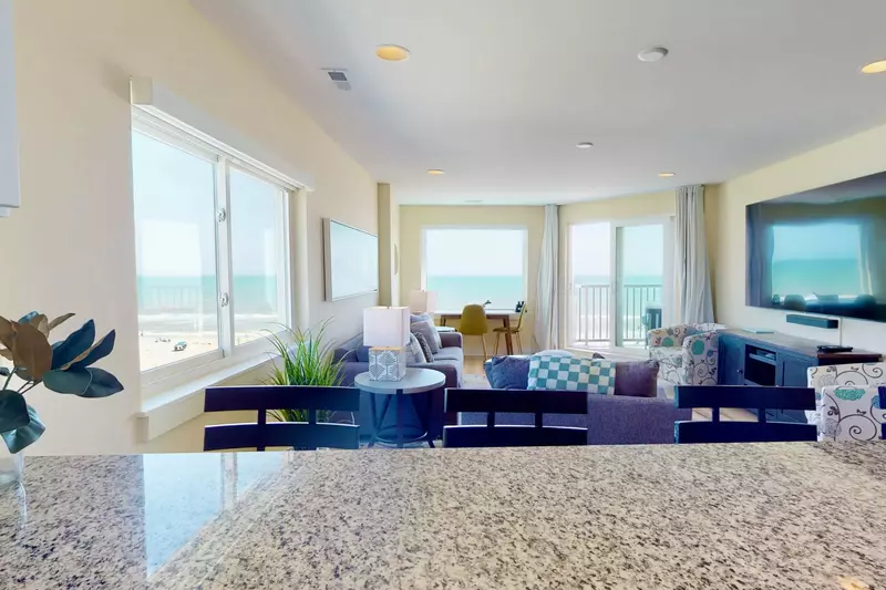 Windows on each side make the views spectacular