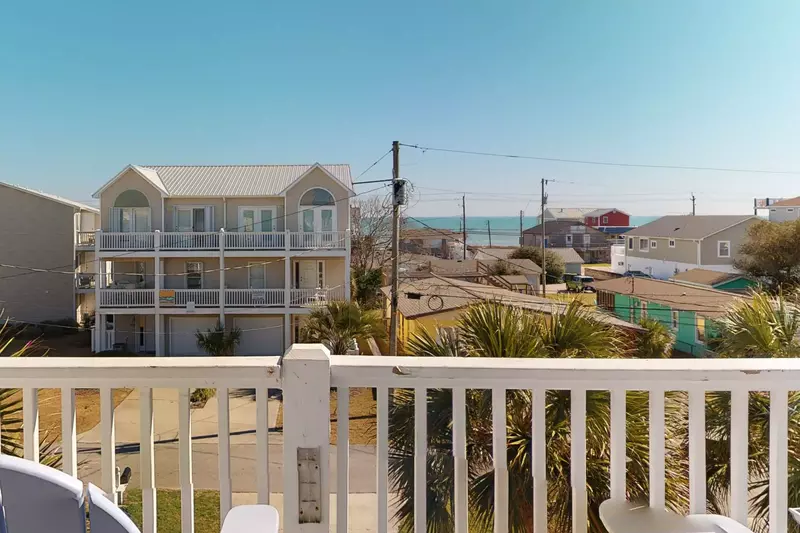 Soak in the sights and sounds of the ocean from the third floor deck