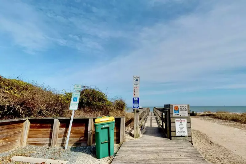 Closest beach access to Bella Playa