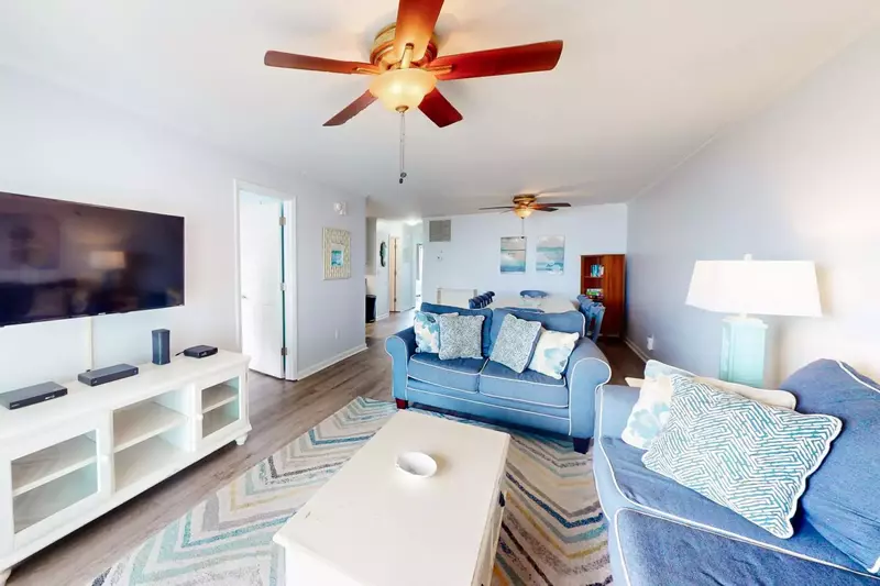 Plenty of space for the family to gather around for movie night or game time!