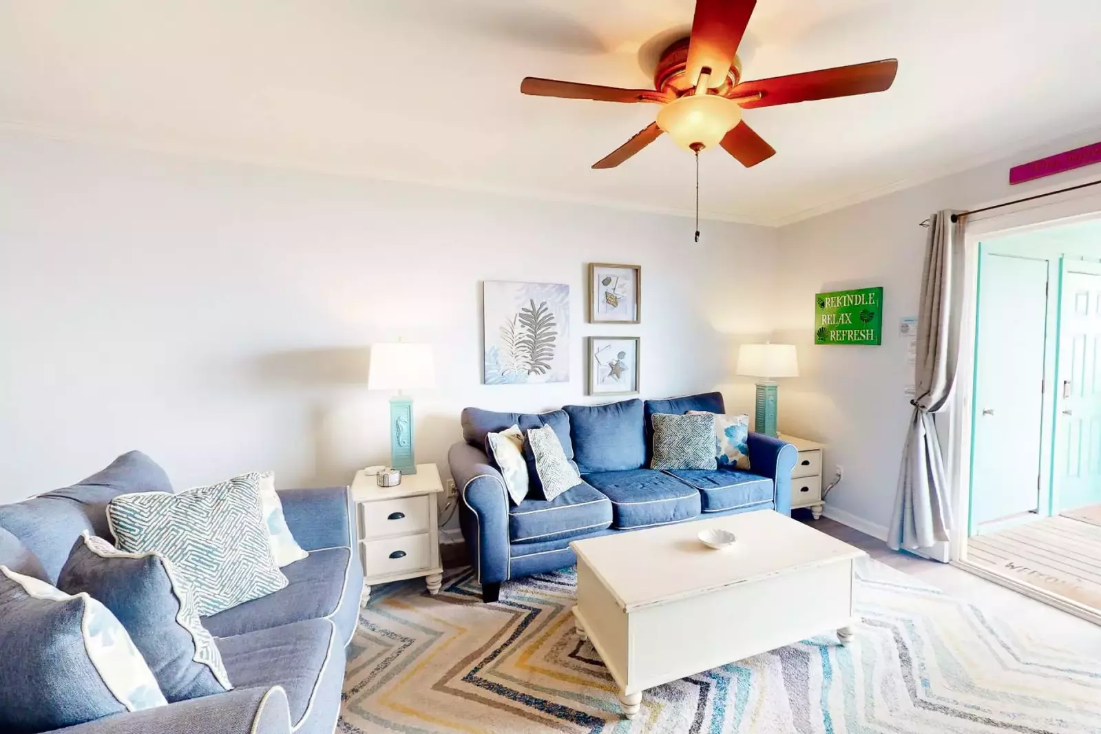 The coastal feel runs throughout Sea Turtle's Nest