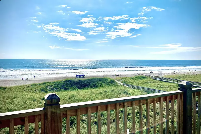 Perfect place to catch some rays and listen to the waves!