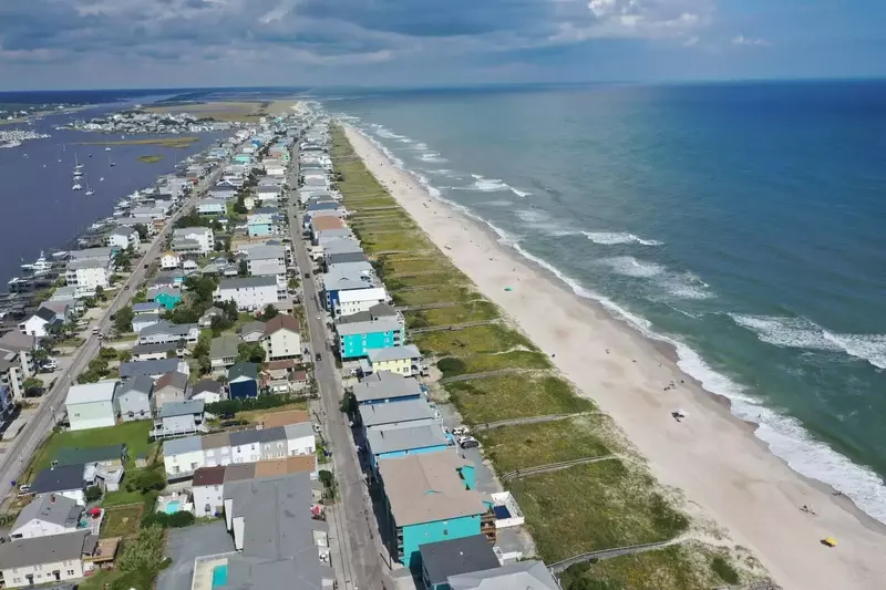 Sea Turtle Nest is on the North End of Carolina Beach. Plenty of sand here!