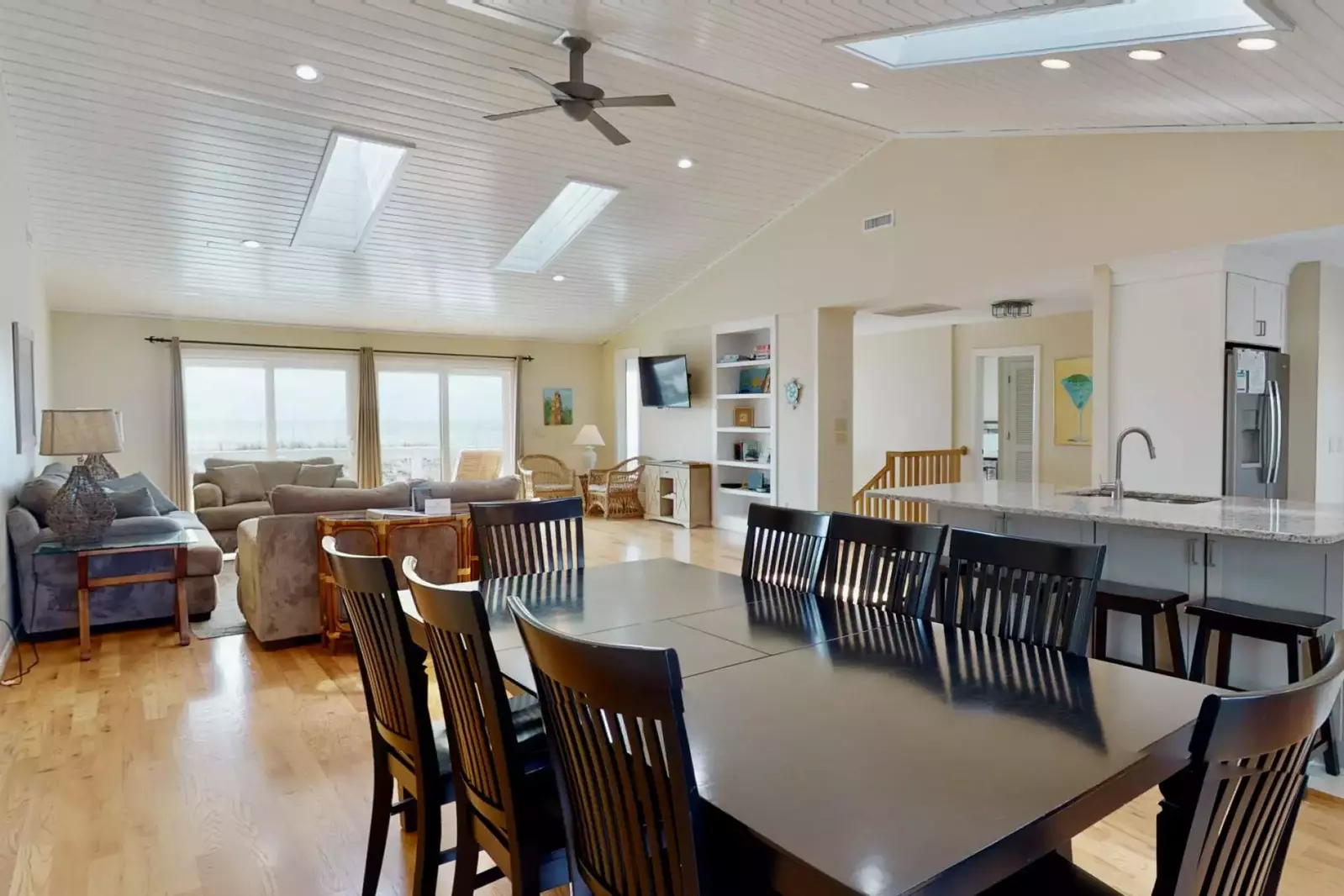 Plenty of seating at the main dining table