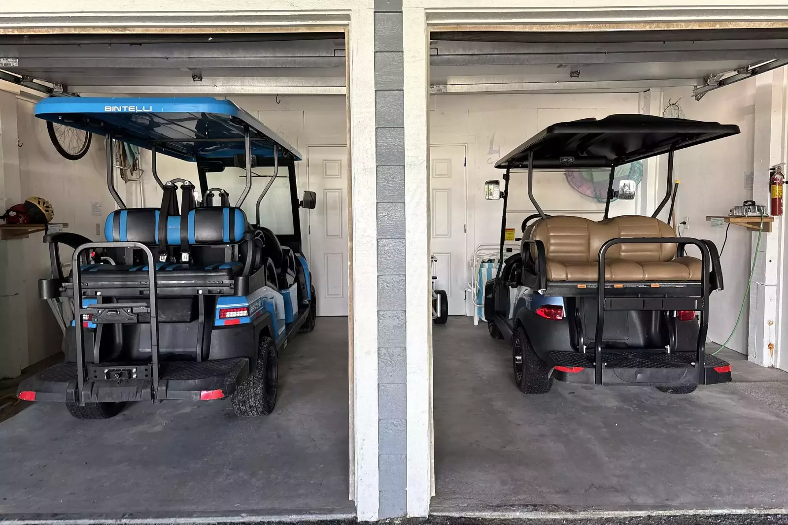 Summer Wind provides two golf carts - 1 six seater and 1 four seater