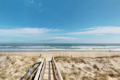 The beach access for Bleu Pearl is very close