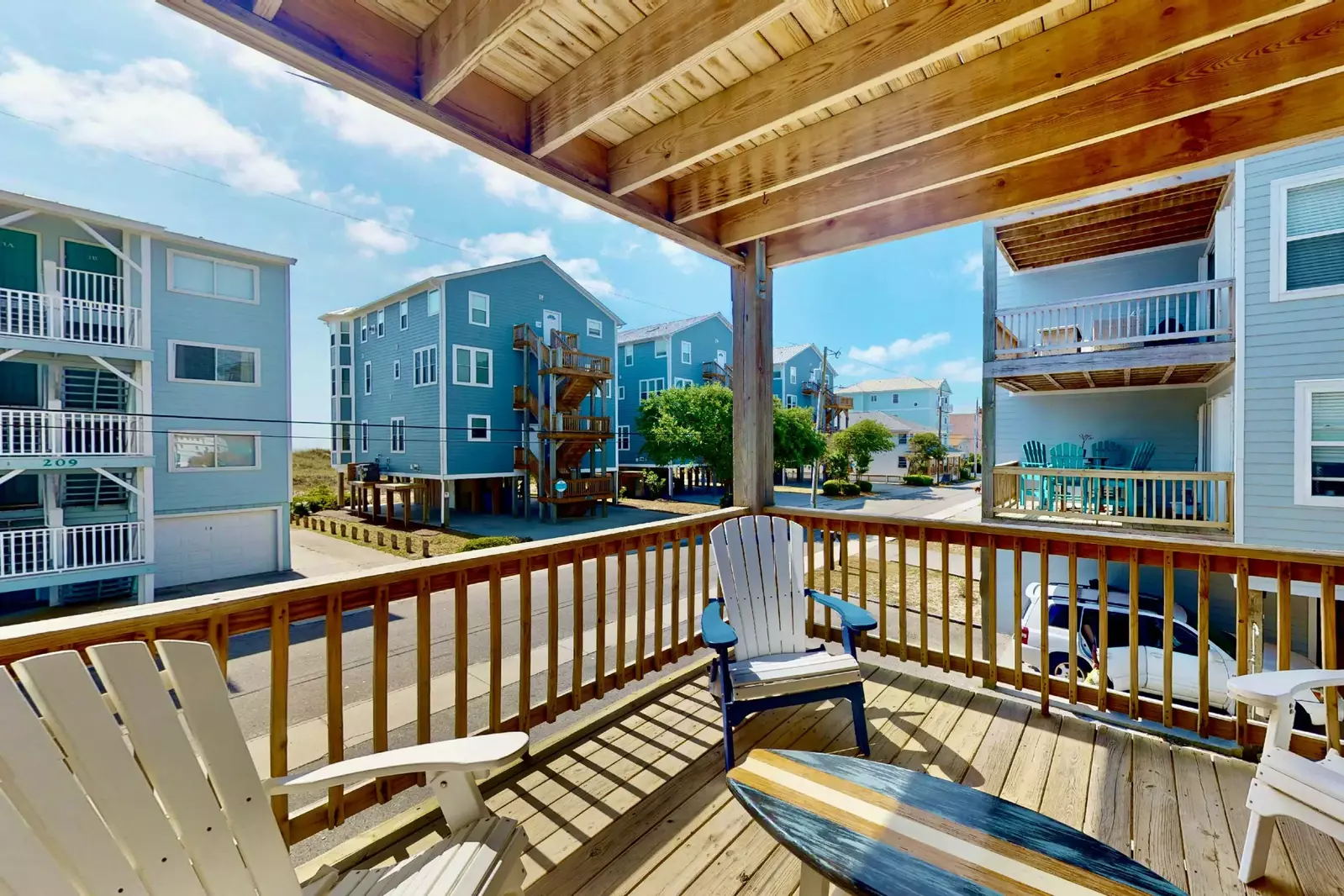 Everyone will want to hang out on the covered deck