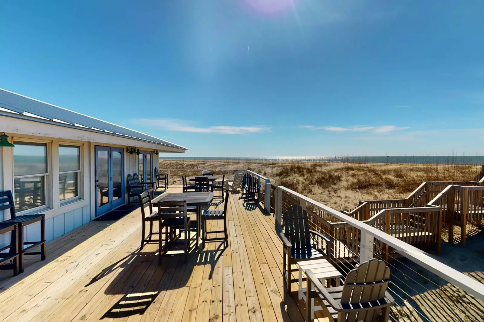 There is plenty of seating on the main deck