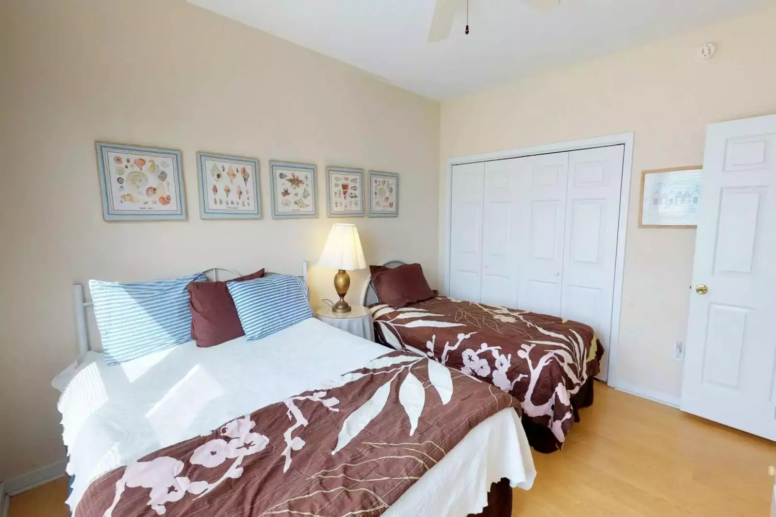 Bedroom on 2nd floor has a queen and twin bed.